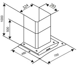 Ban ve ky thuat May hut mui SEVILLA SV 770 70cm kinh cong 1