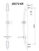 Ban ve ky thuat Thanh truot sen tam TOTO DS709R 1