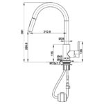 Ban ve ky thuat Voi rua bat HAFELE HT21 CH1P287 577.55.230 nong lanh rut day
