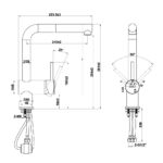 Ban ve ky thuat Voi rua bat HAFELE HT21 GH1P254 577.55.350 nong lanh rut day