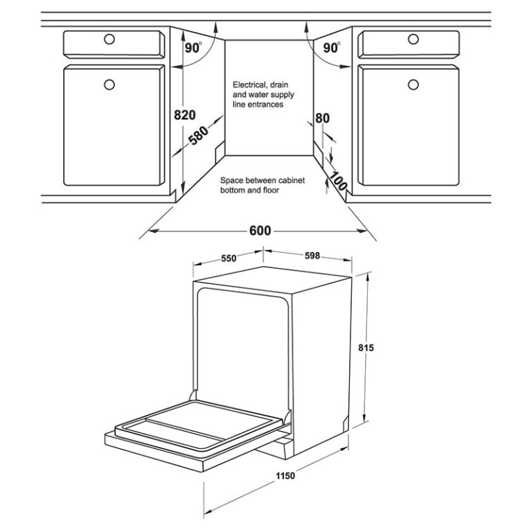 Ban ve may rua bat Hafele HDW FI60AB am tu