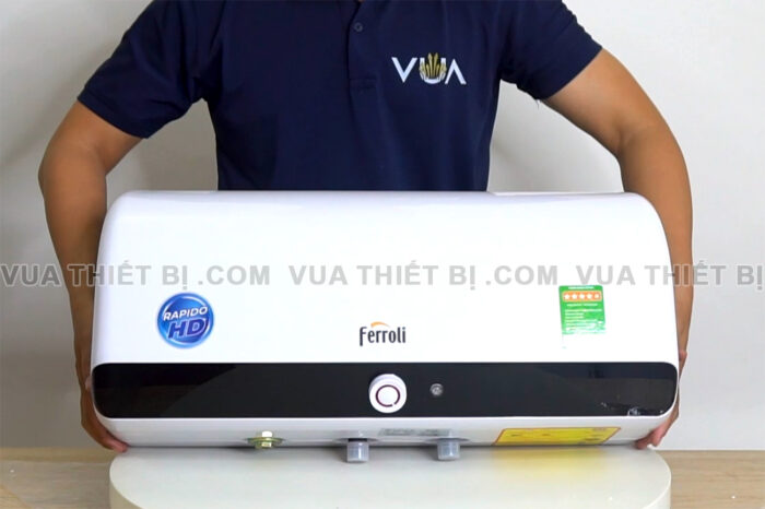 Binh nong lanh FERROLI RAPIDO HD 15L 20L 30L lit ngang gian tiep 2500w 2