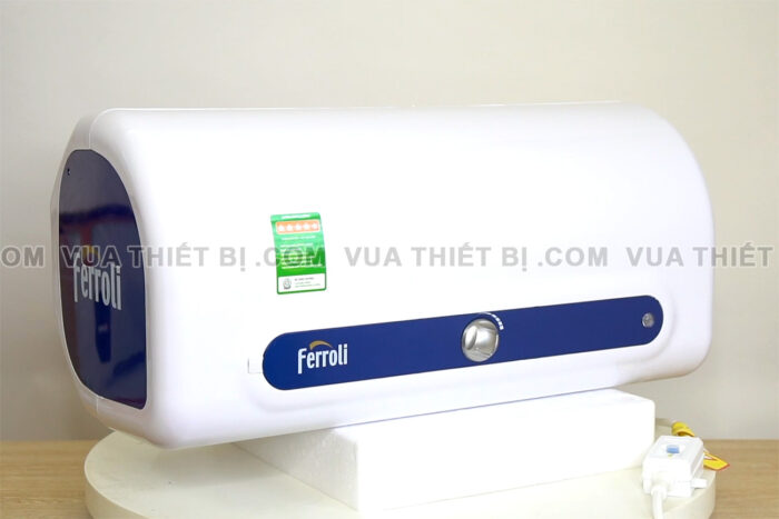 Binh nong lanh Ferroli QQ AE 15L 20L 30L lit ngang gian tiep 2500w