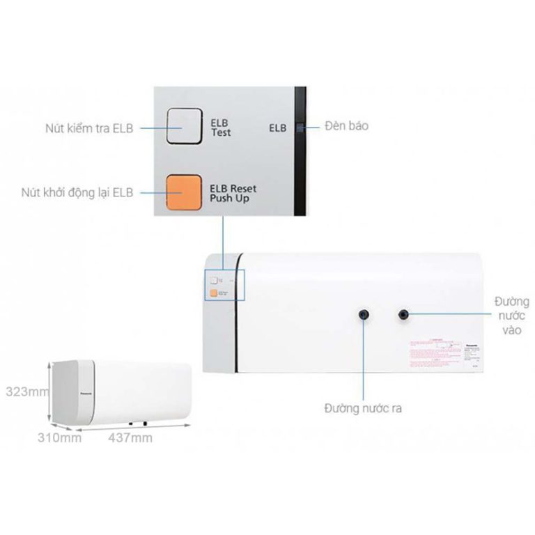 Bình nóng lạnh PANASONIC DH 15HBMVW 15L ngang (1)