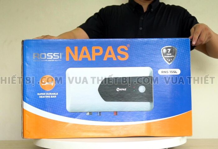 Binh nong lanh ROSSI NAPAS RNS 15SL RNS 20SL RNS 30SL 15 20 30 lit ngang2