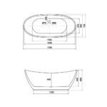 Bon tam HAFELE Nagoya 1700 588.99.600 yem lap the 1.7m 2 1