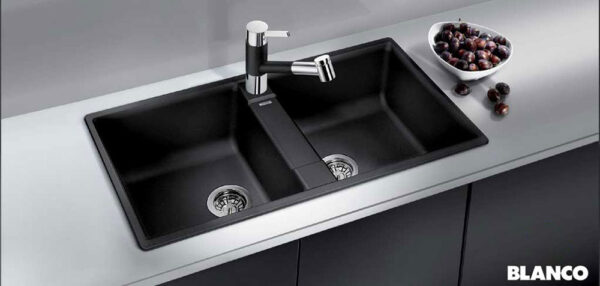 Chau bep da BLANCO ZIA 9 Anthracite 1