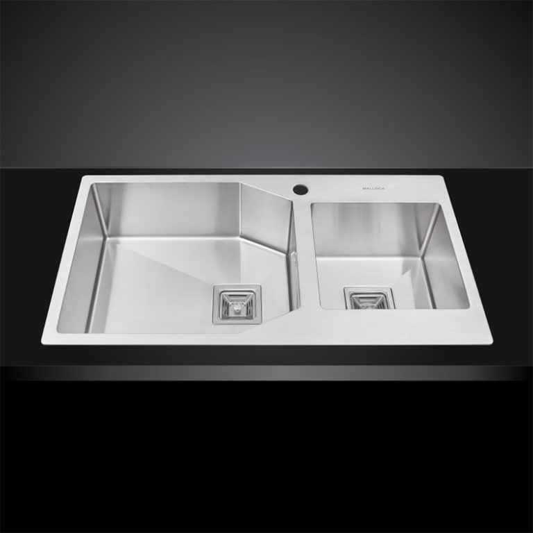 Chau rua bat Inox MALLOCA MS 610T 2 ho