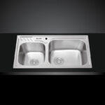 Chau rua bat Inox Malloca MS 1003 NEW 2 ho