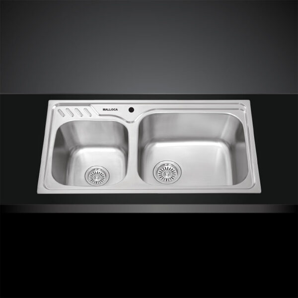 Chau rua bat Inox Malloca MS 1003 NEW 2 ho