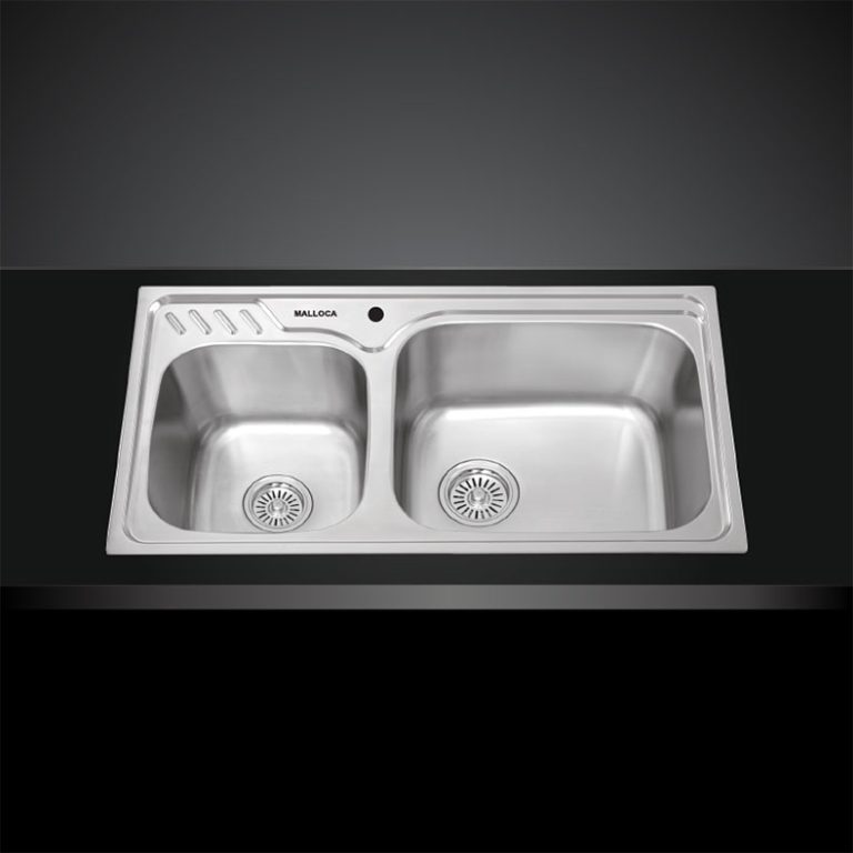 Chau rua bat Inox Malloca MS 1003 NEW 2 ho