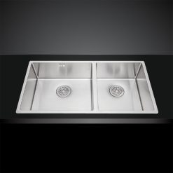 Chau rua bat Inox Malloca MS 6065 2 ho