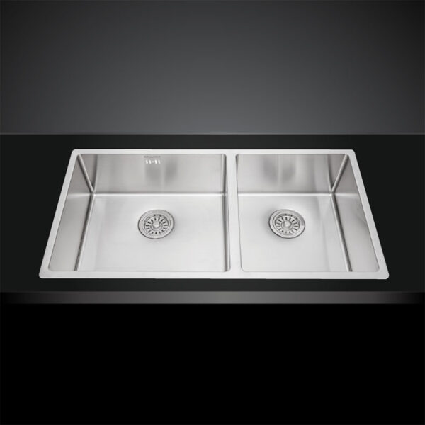 Chau rua bat Inox Malloca MS 6065 2 ho