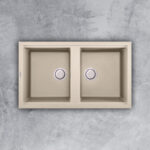 Chậu rửa bát đá MALLOCA BIANCO G-45062 2 hố