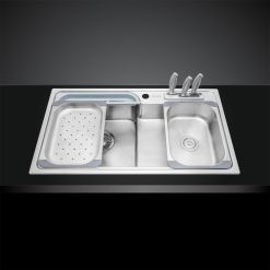 Chậu rửa bát inox MALLOCA MS 1028D 1 hố