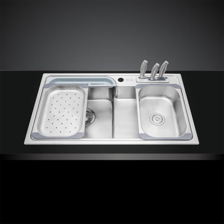 Chậu rửa bát inox MALLOCA MS 1028D 1 hố