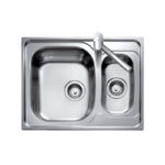 Chau rua bat inox TEKA Universo 1 12B duong ban 2 ho