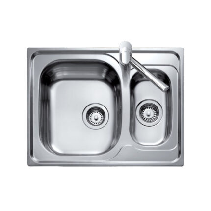 Chau rua bat inox TEKA Universo 1 12B duong ban 2 ho