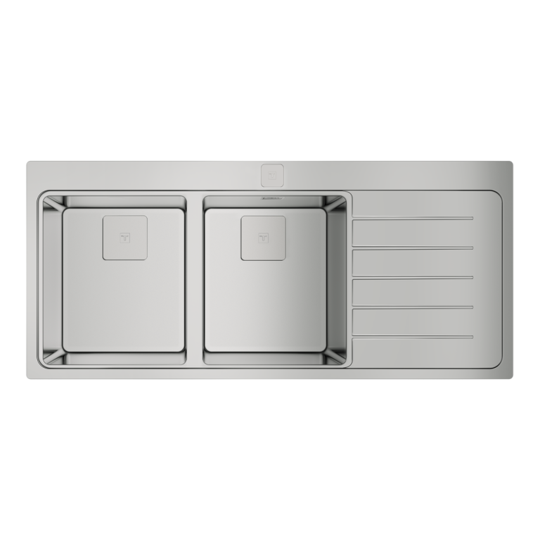 Chậu rửa bát inox Teka ZENIT RS15 2B 1D dương bàn 2 hố