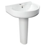 Chau rua mat lavabo American Standard 0553 WT 0742 WT Concept chan dai treo tuong 2