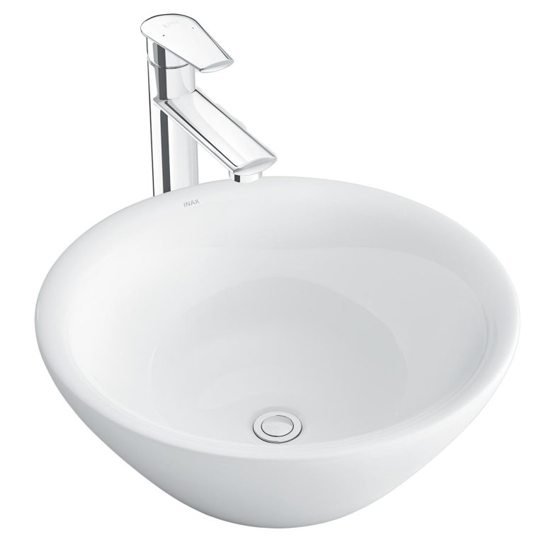 Chau rua mat lavabo INAX L 445V dat ban