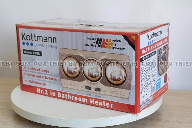 Den suoi Kottmann K3B Q K3BQ treo tuong 3 bong 1