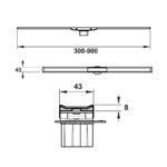Ga thoat san HAFELE Cleanline20 588.53.925 1