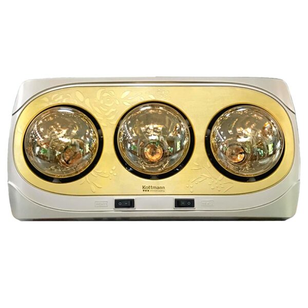 Hinh anh thuc te Den suoi Kottmann K3B NV K3BNV treo tuong 3 bong