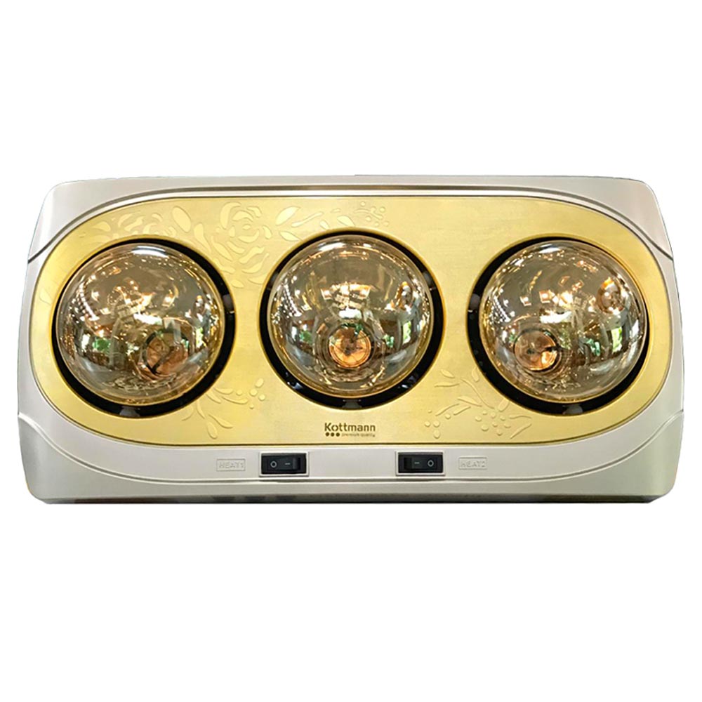 Hinh anh thuc te Den suoi Kottmann K3B NV K3BNV treo tuong 3 bong