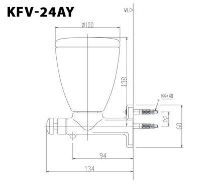 Hop dung xa phong INAX KFV 24AY