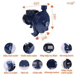 Máy bơm ly tâm NANOCO NCP750