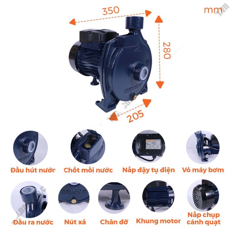 Máy bơm ly tâm NANOCO NCP750