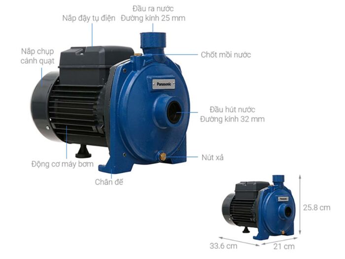 Máy bơm nước đẩy PANASONIC GP 15HCN1SVN công suất lớn (2)