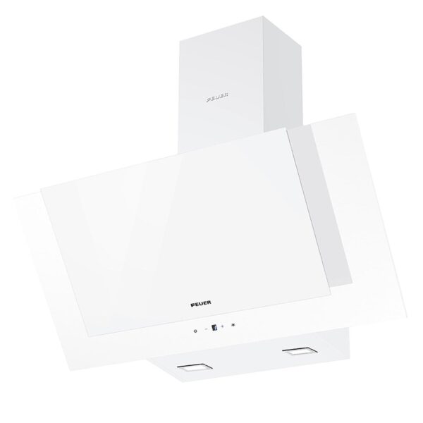 May hut mui FEUER V689 WHITE 90cm kinh vat 1