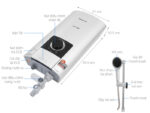 Máy nước nóng trực tiếp PANASONIC DH 4NP1VS có bơm 4500W (1)