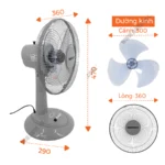 Quạt bàn NANOCO NTF1207G xám (4)