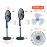 Quạt cây NANOCO NSF1601G B xanh (4)