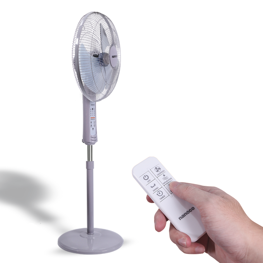 Quạt cây NANOCO NSF1602G RC xám (2)