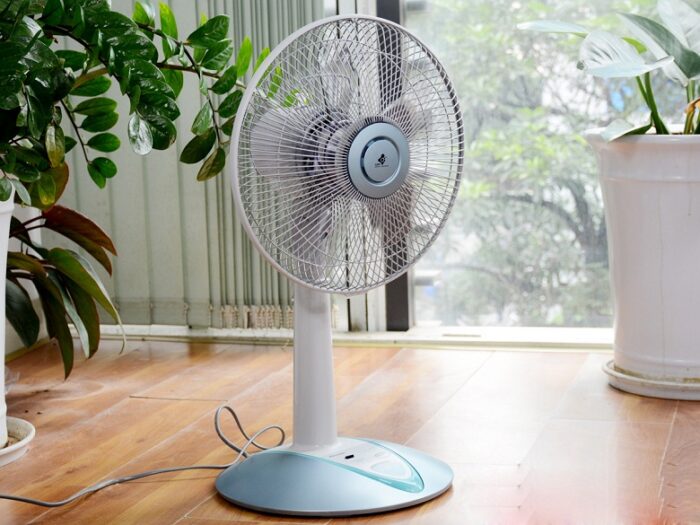 Quạt cây PANASONIC F 307KHB xanh (7)