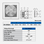 Quạt hút PANASONIC FV 15TGU1 âm trần (1)