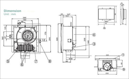Quạt thông gió và sưởi ấm Panasonic FV 27BV1   Hùng V