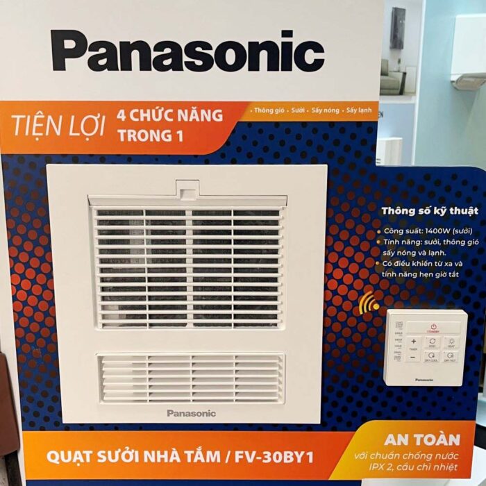 Quạt hút PANASONIC FV 30BY1 kết hợp sưởi điều khiển từ xa (2)