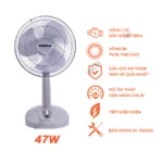 Quạt lửng NANOCO NLF1621 xám (3)