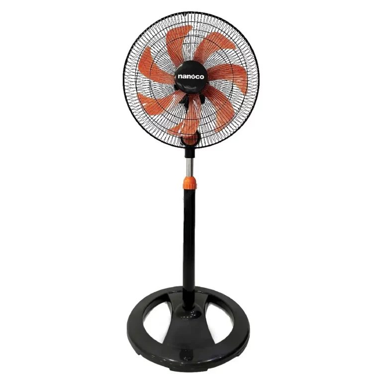 Quạt lửng NANOCO NLF1622 đen cam