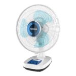 Quạt sạc NANOCO NRF1202B xanh đặt bàn