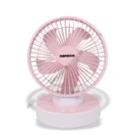 Quạt sạc NANOCO NRF6215P hồng