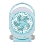 Quạt sạc NANOCO NRF6310B xanh đèn led