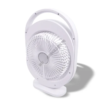 Quạt sạc NANOCO NRF6310W trắng đèn led (2)