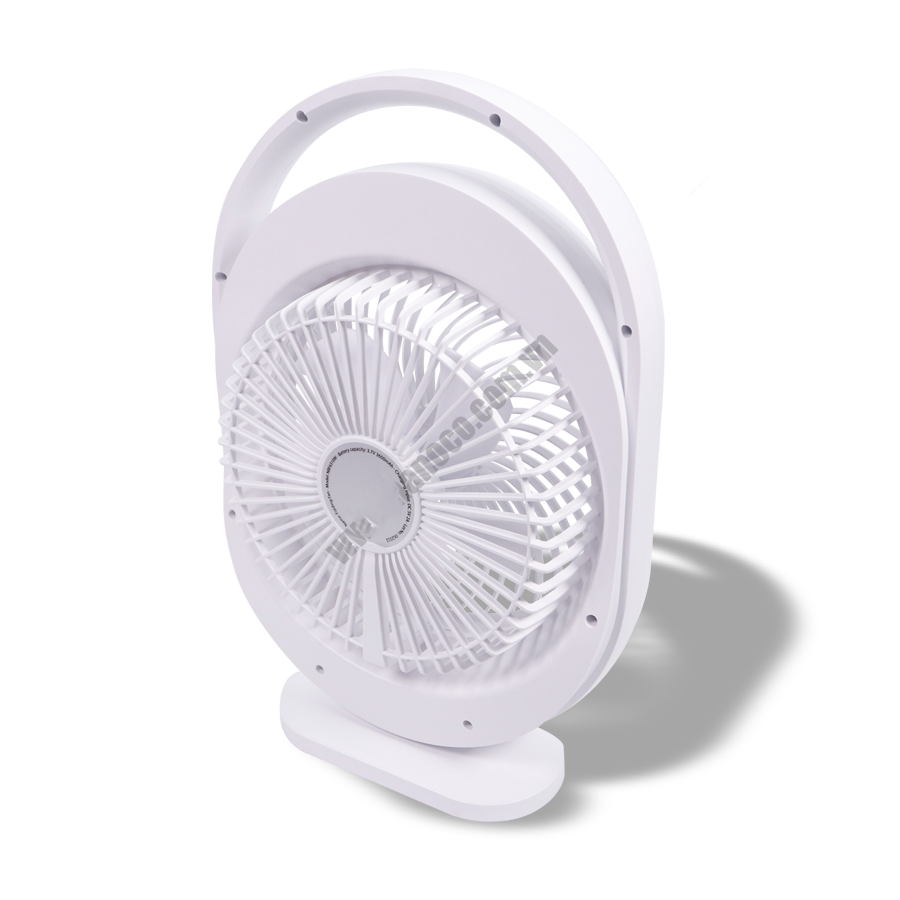 Quạt sạc NANOCO NRF6310W trắng đèn led (2)