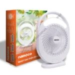 Quạt sạc NANOCO NRF6310W trắng đèn led (5)